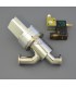 Vanne à vide en ligne électropneumatique à soufflet bride KF