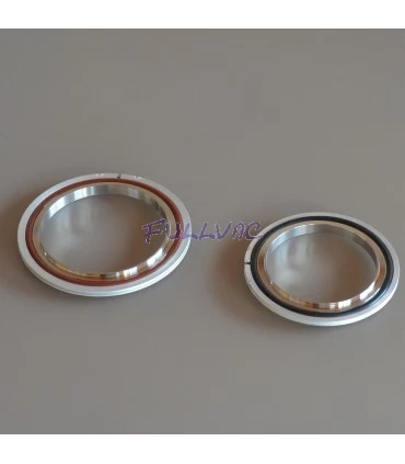Anneaux de centrage ISO + joint viton + surpresseur aluminium