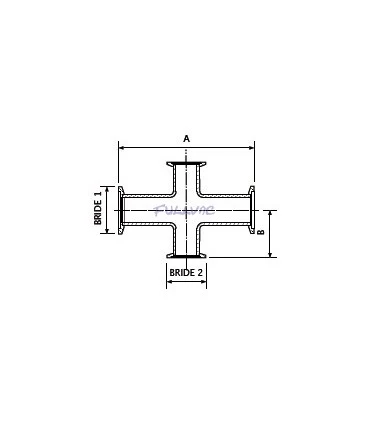Croix réductrice (4 brides) KF
