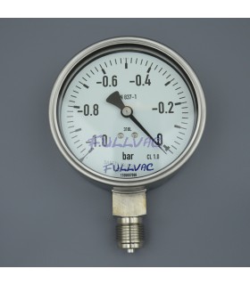 Manomètre de bourdon grand diamètre