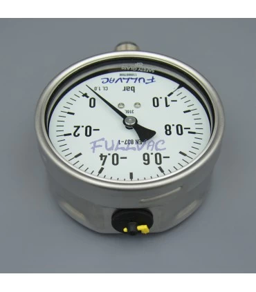 Manomètre de bourdon grand diamètre