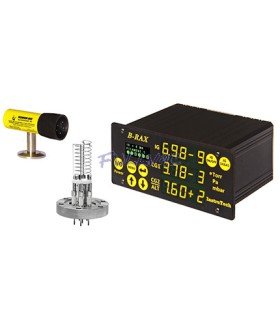 Chaîne de mesure de vide secondaire avec jauge Bayard Alpert insérable (4x10-10 mbar) + pirani et coffret de lecture