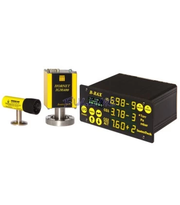 Chaîne de mesure de vide secondaire avec jauge Bayard Alpert + pirani et coffret de lecture