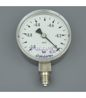 Manomètre de bourdon petit diamètre