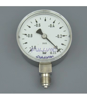 Manomètre de bourdon petit diamètre